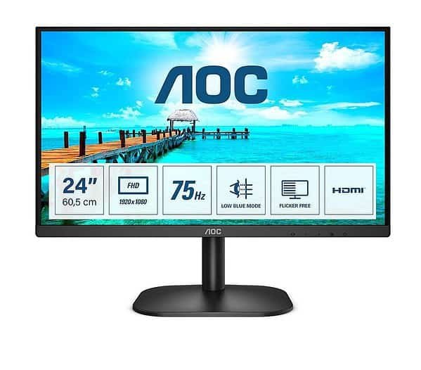 Monitor AOC 24" FHD, HDMI, VGA