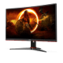 Monitor AOC 24" Gaming Curvo FHD 165hz, 2x HDMI, 1x DVI, 1x VGA