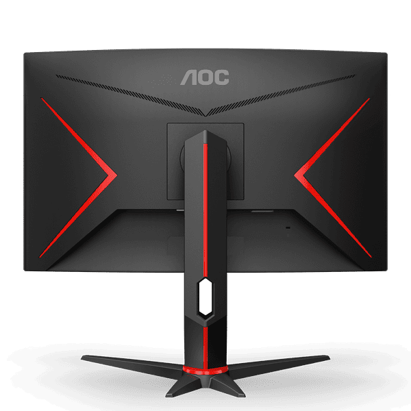 Monitor Curvo AOC 24" Gaming FHD 165hz 1ms Ajuste da Altura , 2x HDMI, 1x DVI, 1x VGA, 4x USB 3.1 C24G2UBK