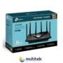 Router TP-Link Archer AX72 WiFi 6 AX5400Mbps, 4x Gibabit LAN, 1x Porta WAN Gigabit, 1x USB 3.0