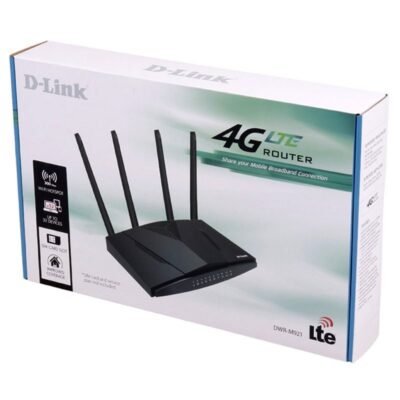 Router Wifi D-Link, 300Mbps, GSM 4G LTE 150Mbps Down 50Mbps Up, 4x Portas LAN 10/100, 1x Porta WAN 10/100, 1x Slot SIM