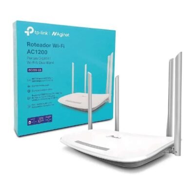 Router Wifi TP-Link AC 1200Mbps, 4x Antenas, 1x Porta WAN Gigabit, 3x Portas LAN Gigabit