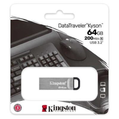 Pen Drive Kingston DT Kyson 64GB USB A 3.2, High Perfomance