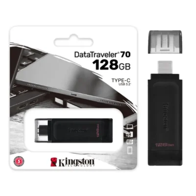 Pen Drive Kingston DataTraveler 70 128GB USB C 3.2