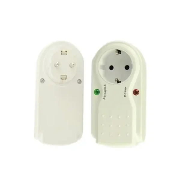 Tomada Schuko Simples c/ Protector de Corrente Surge Arrest 3680W 165V~265V