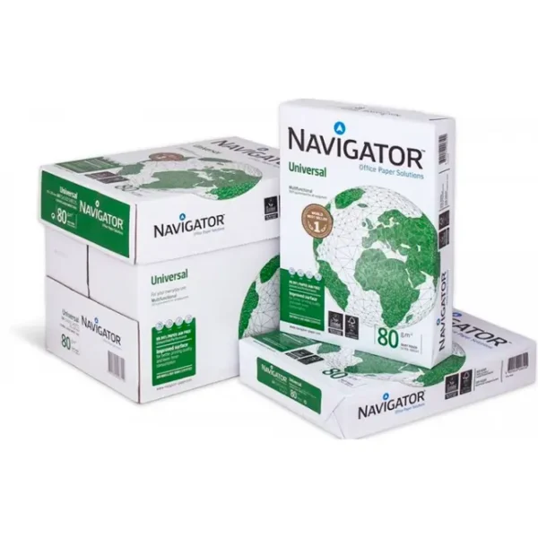 Resma de Papel Navigator A4 500F 80GRS - NA4 Resma de Papel Navigator A3 500F 80GRS - NA3