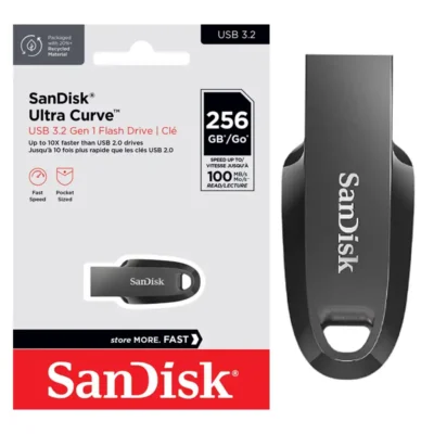 Pen Drive Scandisk Ultra Curve 256GB USB A 3.2