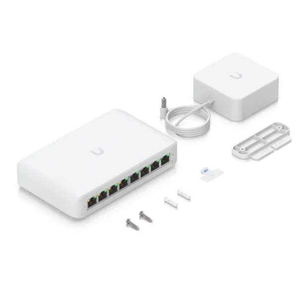 Switch Ubiquiti USW-Lite-8-POE 8 Portas Gigabit 4xPOE C/Gestão