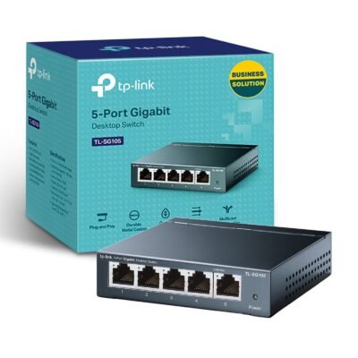 Switch TP-Link 5 Portas Gigabit 10/100/1000 Easy Smart (C/Gestão)