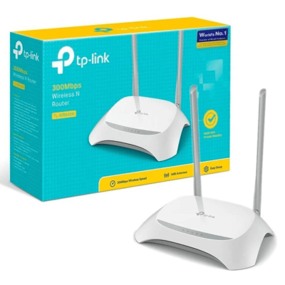 Router Wifi TP-Link 300Mbps, 2x Antenas, 1x Porta 10/100 WAN, 4x Portas 10/100 LAN