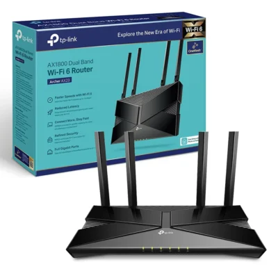 Router Wifi 6 TP-Link, AX1500Mbps, 4x Portas LAN Gibabit, 1x Porta WAN Gigabit, Archer AX10