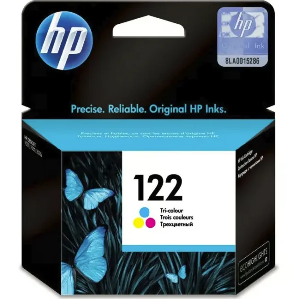 Tinteiro HP 122 Tricolor CH562HE 1000/2000/3000
