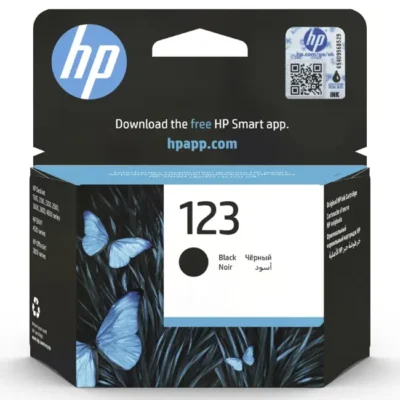 Tinteiro HP 123 Preto F6V17AE 2000/3000