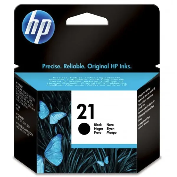 Tinteiro HP 21 3940 C9351AE Preto 190Pag