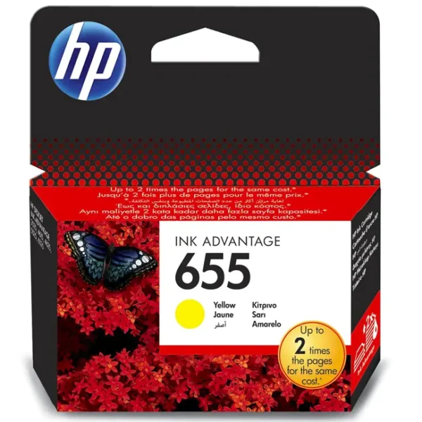 Tinteiro HP 655 Amarelo CZ112AE ~600Pag.