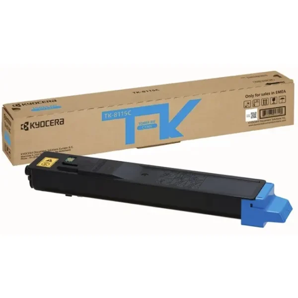 Toner Kyocera TK-8115C Ciano 1T02P3CNL0 6.000 Pag.