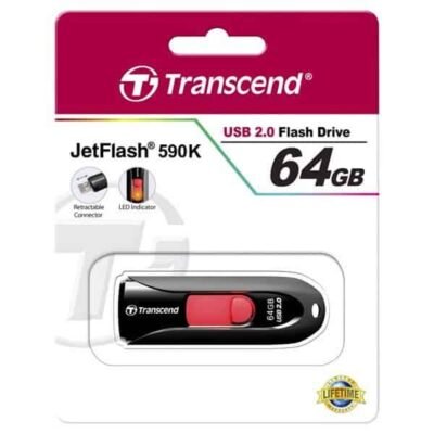 Pen Drive Transcend JetFlash590 64GB USB A 2.0