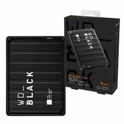 Disco Duro Externo WD BLACK P10 4TB, 2.5″, Micro USB 3.1, Gaming, PS5, Preto