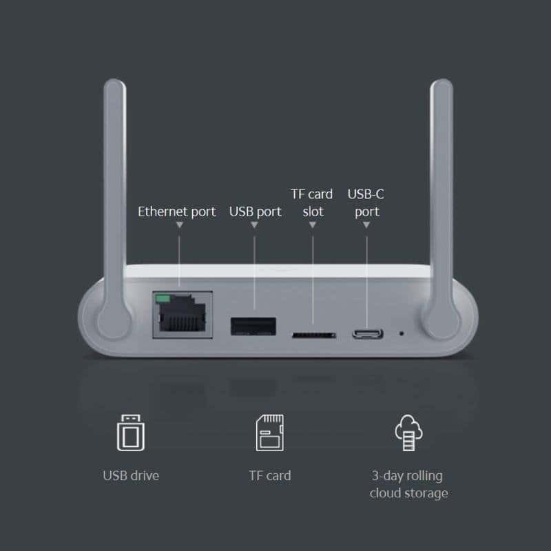 Câmara Wifi Xiaomi MI, 1080P,  130º, Recarreg. 90 Dias, IP65 + Indoor Receiver - Image 3