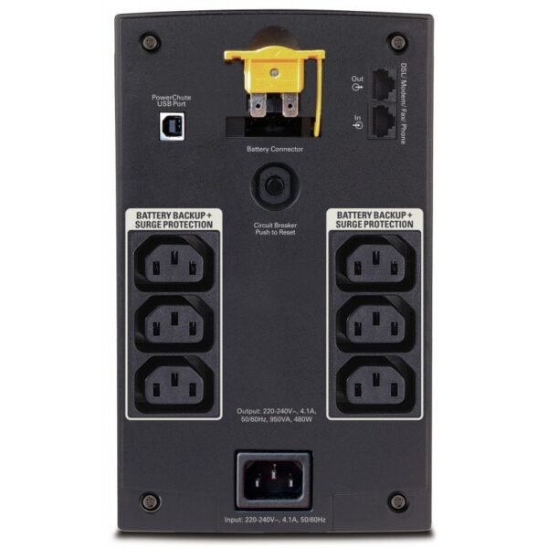 UPS APC 950VA AVR Linha Interactiva 230V 480W - Image 2