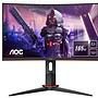 Monitor Curvo AOC 24" Gaming FHD 165hz 1ms Ajuste da Altura , 2x HDMI, 1x DVI, 1x VGA, 4x USB 3.1 C24G2UBK