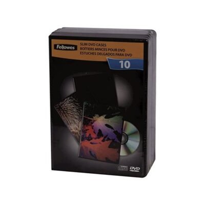 CD ARQUIVADOR FELLOWES P/ 1 DVD PACK/10