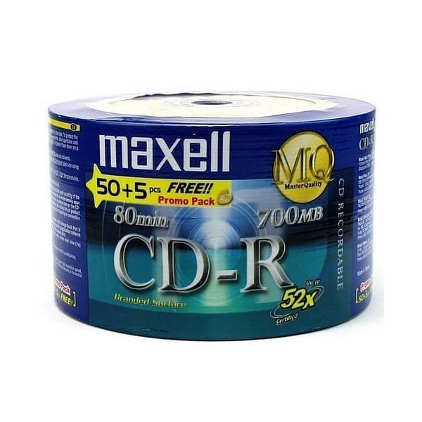 CD R80 52X PK/50+5 MAXELL 911630