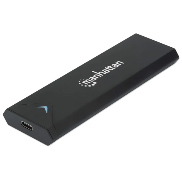 Caixa Externa SSD M.2 NVME, Manhattan p/ USB C 3.2 Alumínio, Preta - Image 2