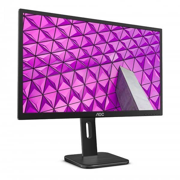Monitor AOC 24" FHD IPS Ajuste de Altura Hub USB - Image 3