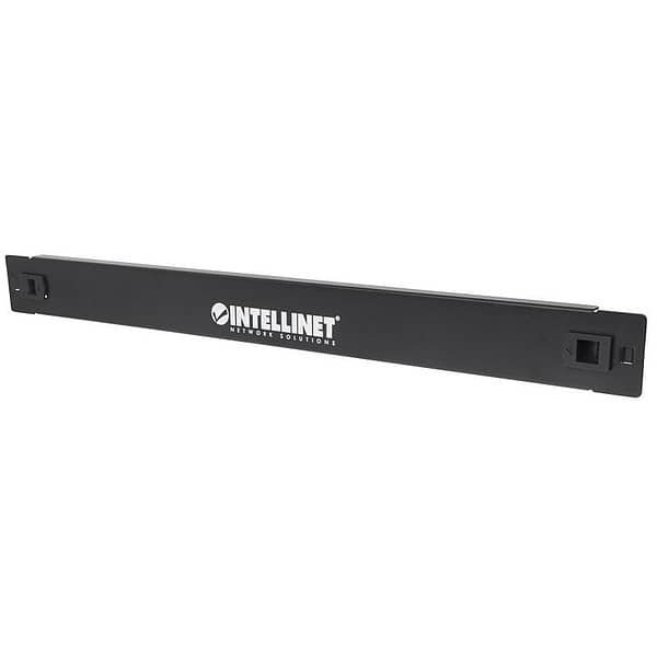 Painel / Tampa Cega p/ Bastidor Intellinet, 19" 1U, Metal, Encaixe, Preto