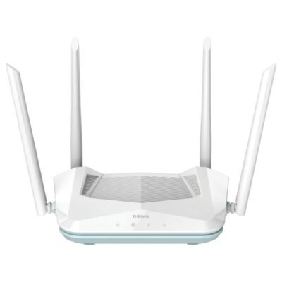 Router Wifi 6 D-Link AX1500, 4x Antenas, 1x Porta WAN Gigabit, 4x Portas LAN Gigabit, AI Technology