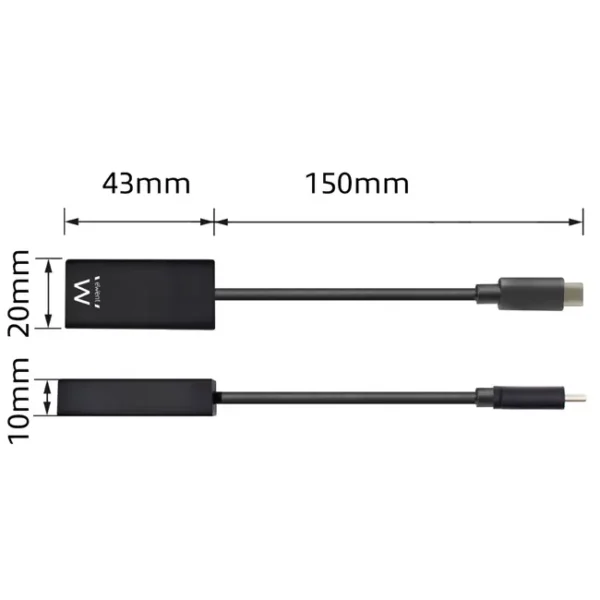 Adaptador Ewent EW9823 USB-C para HDMI Fêmea 4K@60Hz