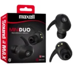 Auriculares Bluetooth Maxell MiniDuo TWS Preto - 348481
