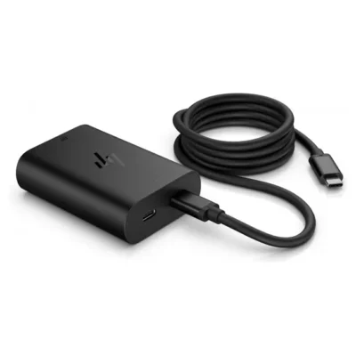 Carregador USB C HP 65W 2x Porta Preto