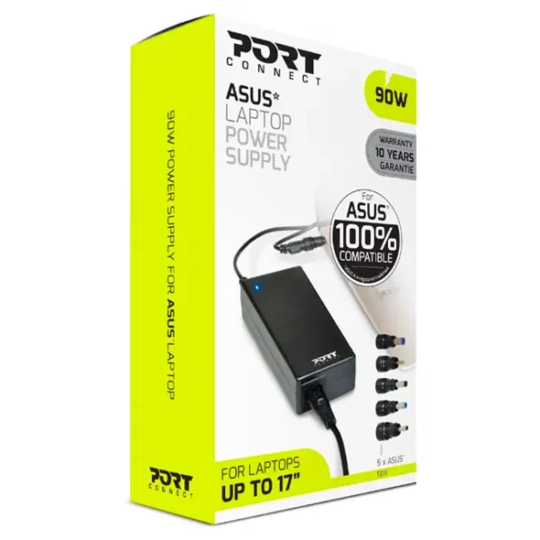 Carregador Universal para PC Portátil Port Connect 90W - 900007