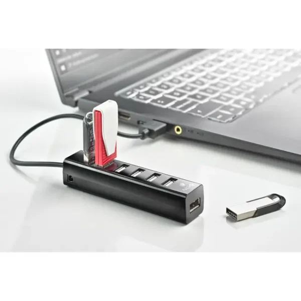 Hub USB A NGS IHUB4 Tiny 4xUSB A 2.0 Preto – 435430621051