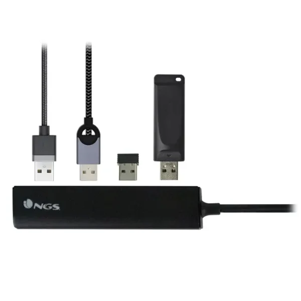 Hub USB C NGS Wonder Hub 4xUSB A 3.0 Preto - 435430618525