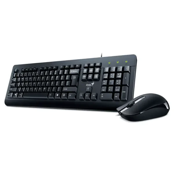 Kit Teclado e Rato Com Fio Genius KM-160 PT-PT Preto - 31330001429