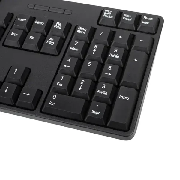Kit Teclado e Rato Sem Fio NGS Euphoria PT-PT Preto - 435430620825