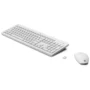 Kit Teclado e Rato Sem Fios HP 230 PT-PT Branco - 3L1F0AA