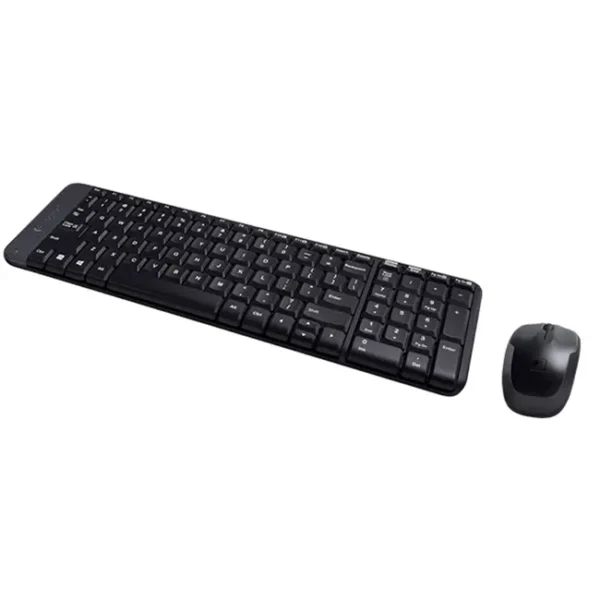 Kit Teclado e Rato Sem Fios Logitech MK220 PT-PT Preto - 920-003158