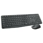 Kit Teclado e Rato Sem Fios Logitech MK235 PT-PT Preto - 920-007917