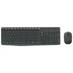 Kit Teclado e Rato Sem Fios Logitech MK235 PT-PT Preto - 920-007917