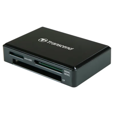 Leitor de Cartão de Memória Transcend USB 3.1 SD/SDHC/SDXC/MicroSD/CompactFlash