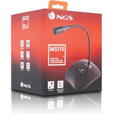 Microfone de Mesa NGS MS115 c/ Suporte