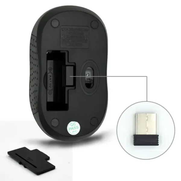 Rato Óptico Sem Fio Ewent EW3223 USB 1000DPI Preto