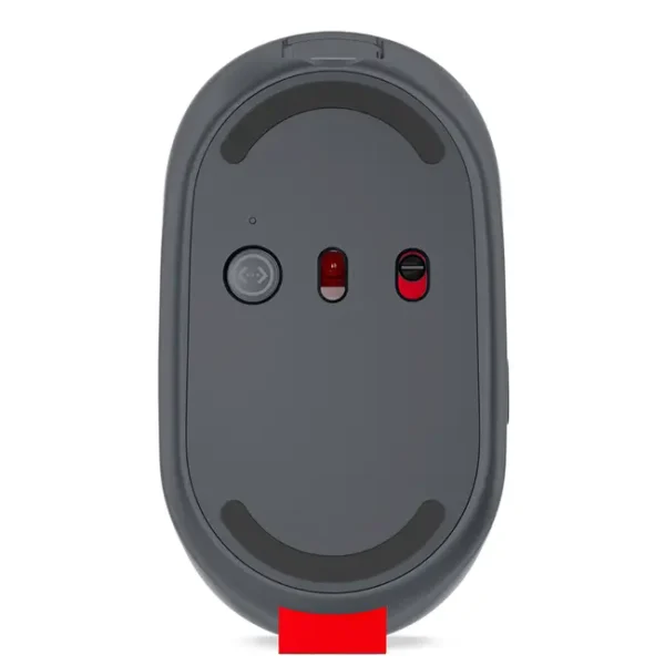 Rato Sem Fio Lenovo Go USB-C Wifi 2.4Ghz 2400DPI Cinza - 4Y51C21216