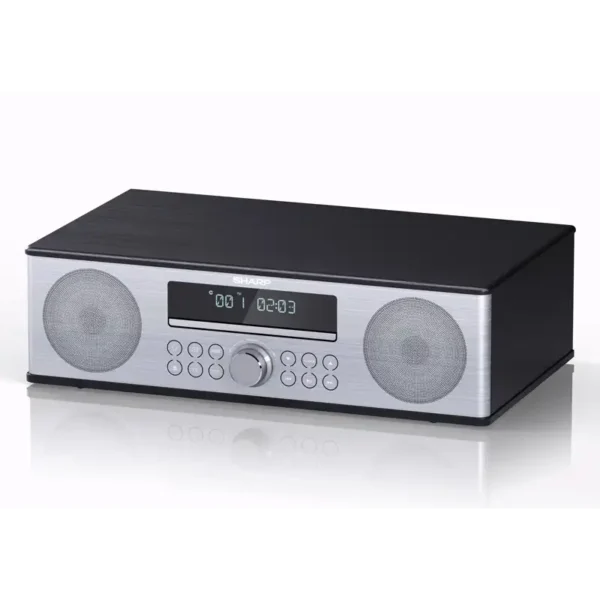 Sistema de Som Sharp CD/FM BT 2x15W Madeira Preto - XL-B710BK