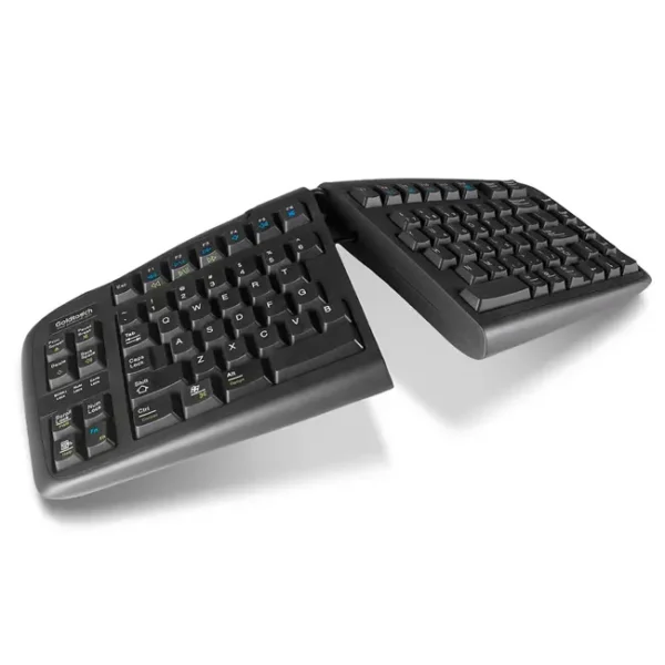 Teclado Com Fio GoldTouch Ergo V2, EN, Ajustável, Preto - GTN0099