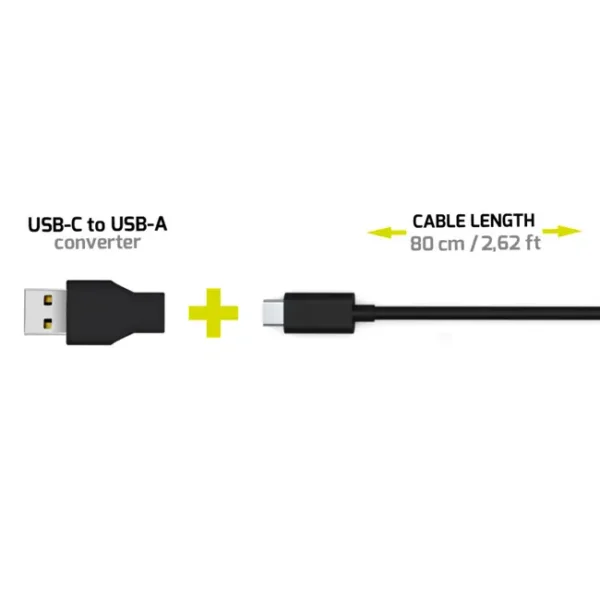 Teclado Numérico Com Fio Port Designs USB-C Preto - 900801
